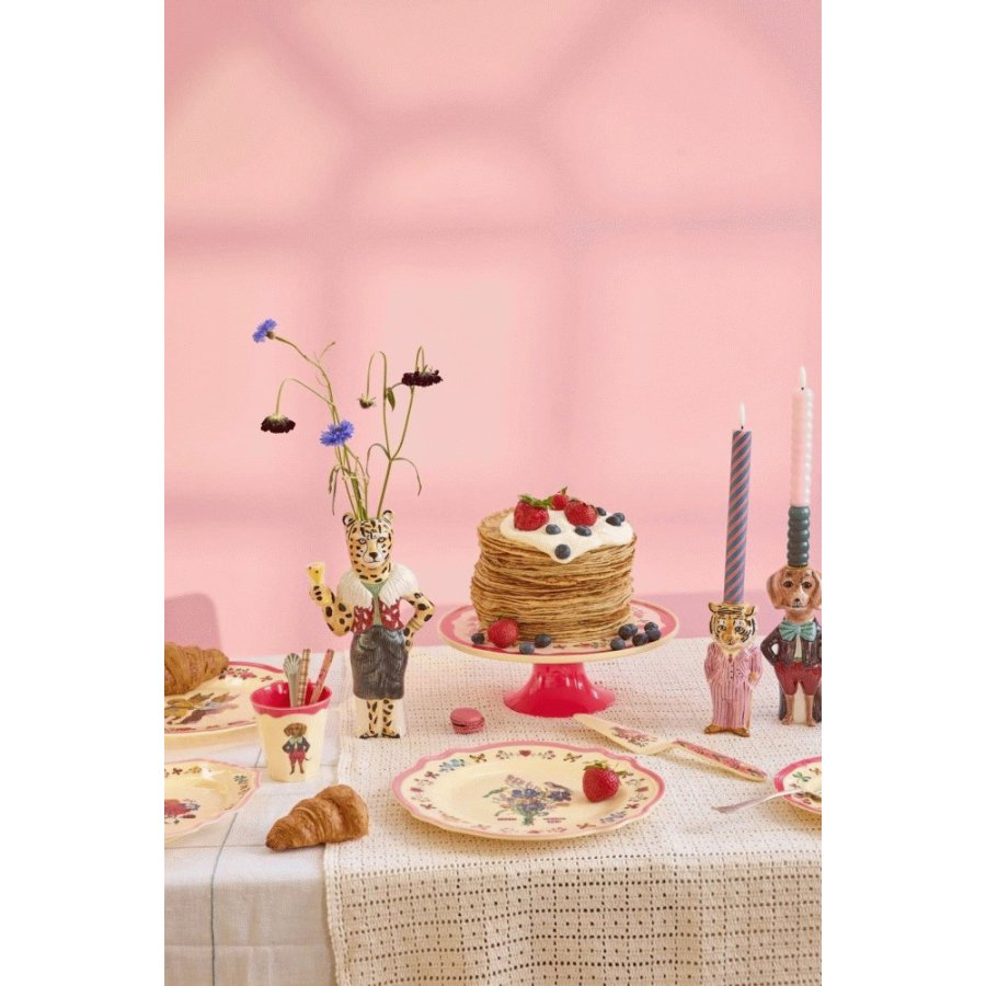 RICE Nathalie Lt Etagere 29,5 cm, Red Kiss