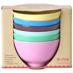 RICE Sk�l 6 stk. �12 cm, Show Your True Colors