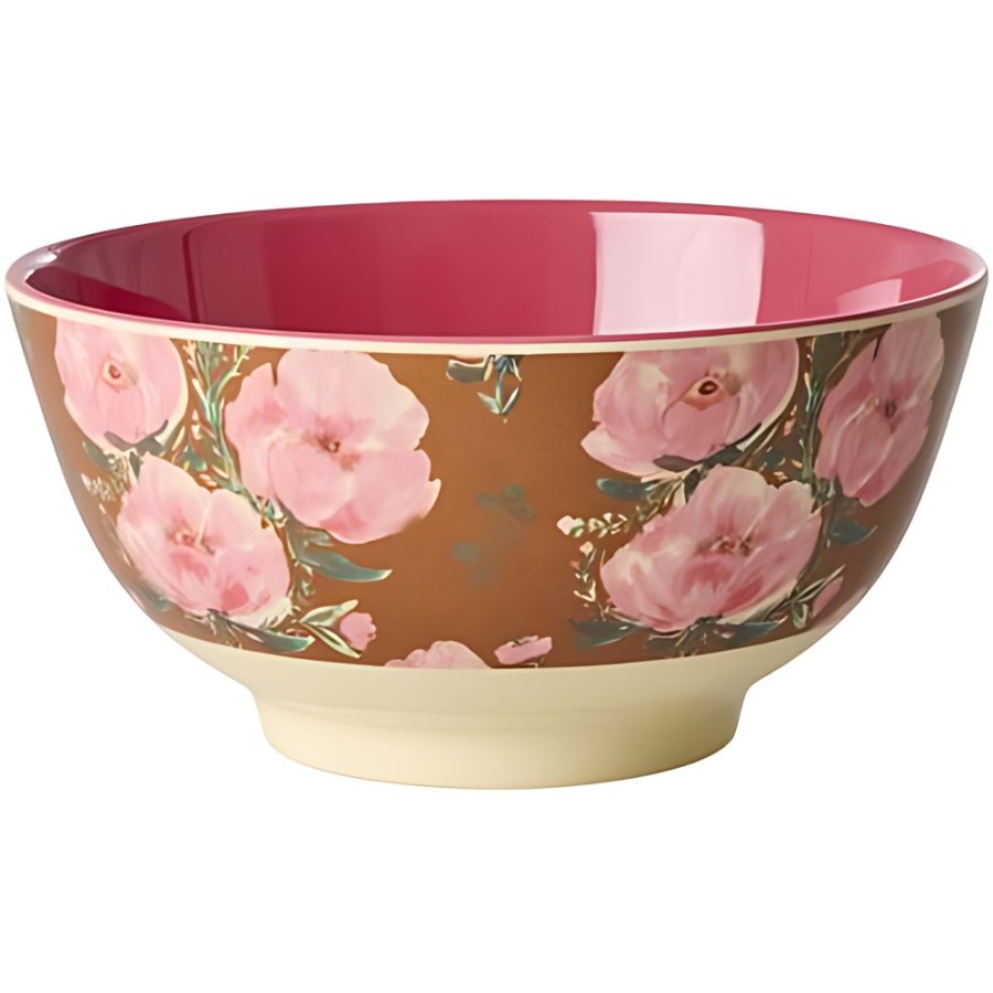 RICE Sk�l �15 cm, Floral Fiesta Rose
