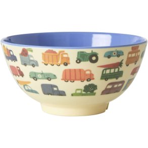 RICE Skål Ø15 cm, Happy Cars