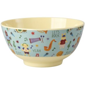 RICE Kids Sk�l �15 cm, Music Band/Mint