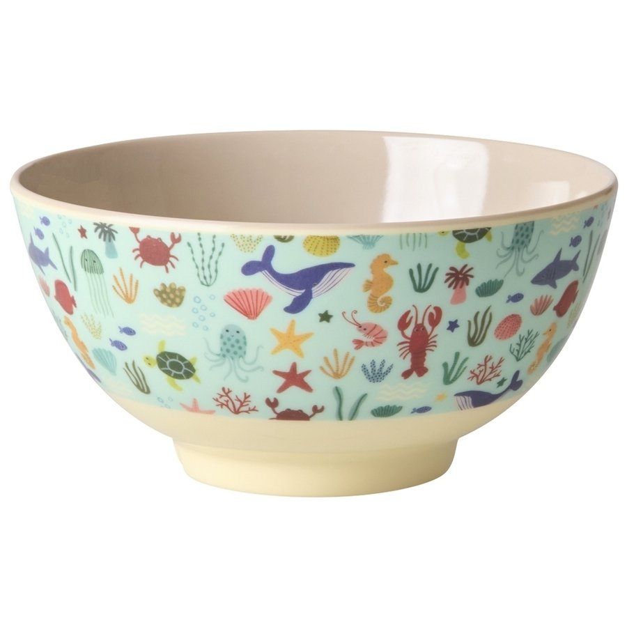 RICE KIDS Ocean Schüssel 15 cm, Blau
