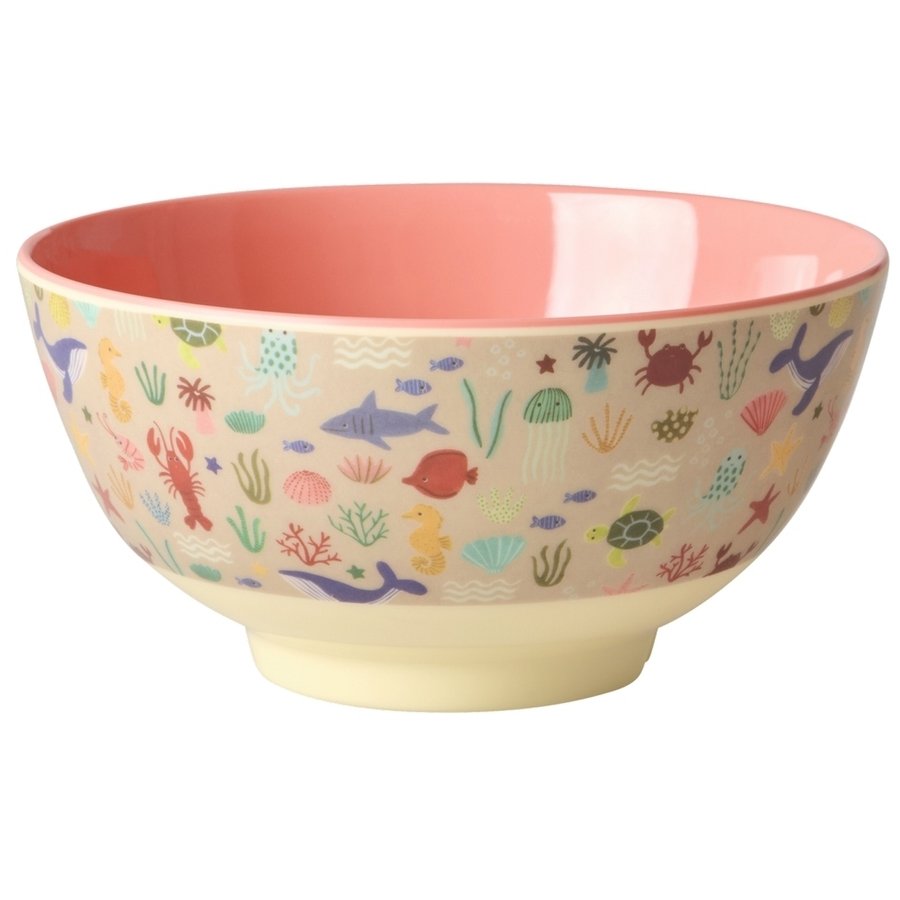 RICE KIDS Ocean Schüssel 15 cm, Coral