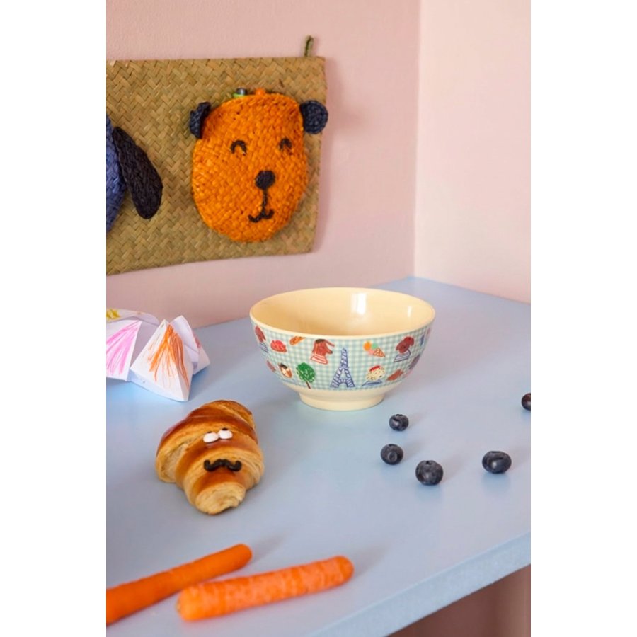 RICE KIDS Sk�l �15 cm, Kids in Paris/Lys Bl�
