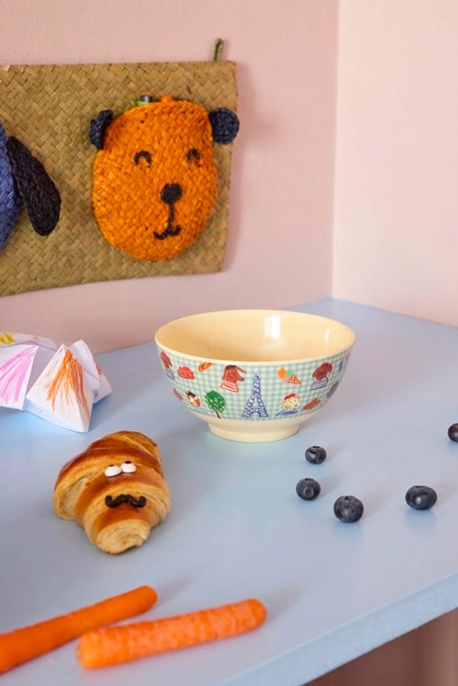 RICE KIDS Sk�l �15 cm, Kids in Paris/Lys Bl�