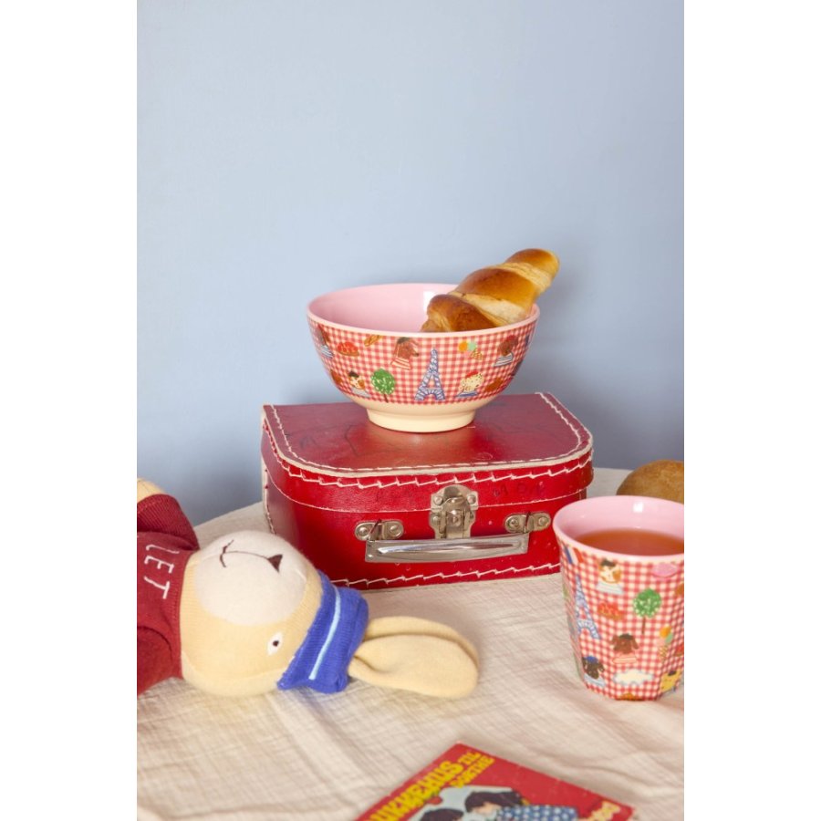 RICE KIDS Sk�l �15 cm, Kids in Paris/R�d
