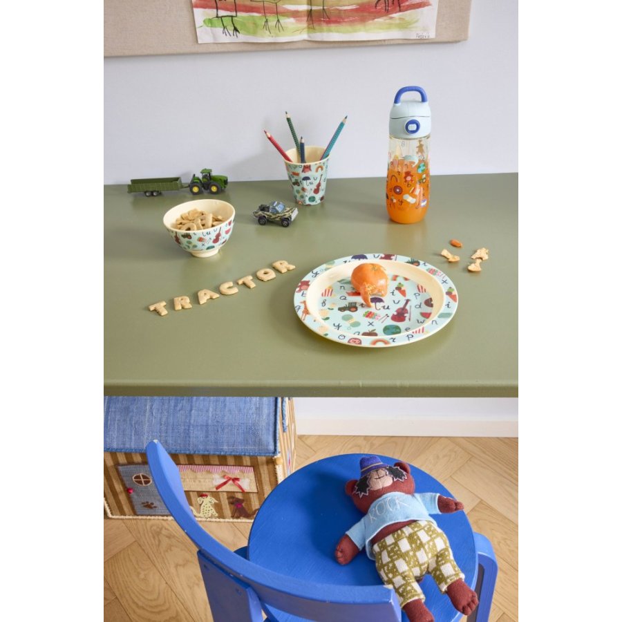 RICE KIDS Sk�l �11 cm, ABC/Bl�