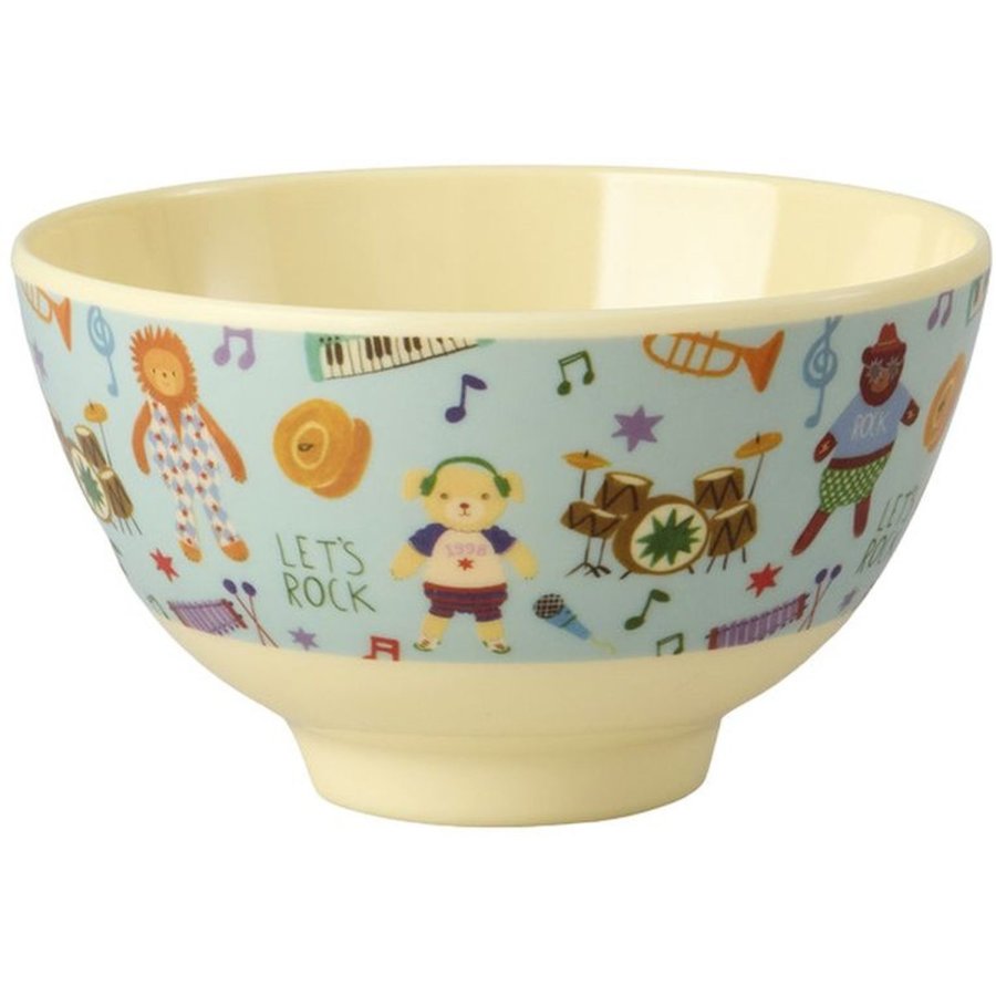RICE Kids Sk�l �11 cm, Music Band/Mint