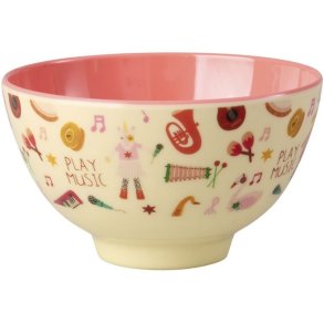 RICE Kids Sk�l �11 cm, Music Band/Pink