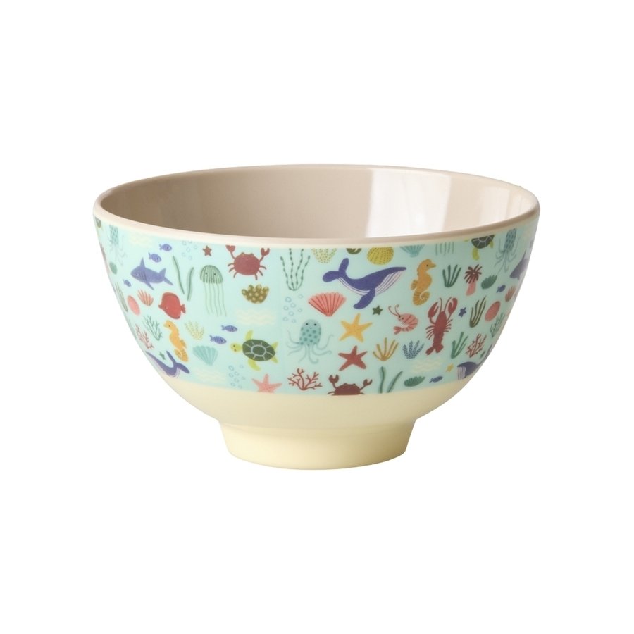RICE KIDS Ocean Schüssel 11 cm, Blau