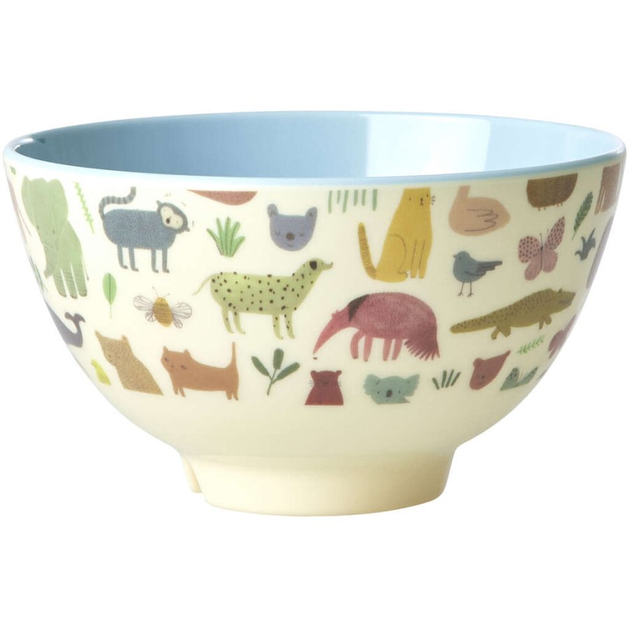 RICE Schale 11 cm, Sweet Jungle Hellblau