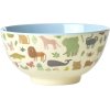 RICE Schale 15 cm, Sweet jungle Hellblau