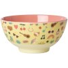 RICE KIDS Unicorn Love Schüssel 15 cm, Soft Yellow