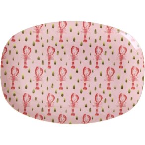 RICE Tallerken 23 cm, Pink