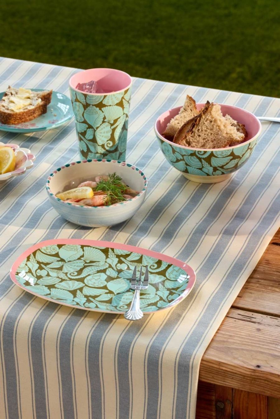 RICE Tallerken 23 cm, Sea Shell