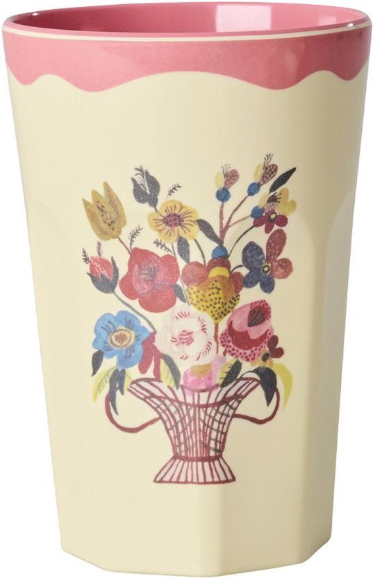 RICE Nathalie Lt Tasse 2er Set 40 cl, Pink