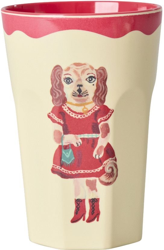 RICE Nathalie Lt Tasse 2er Set 40 cl, Red Kiss