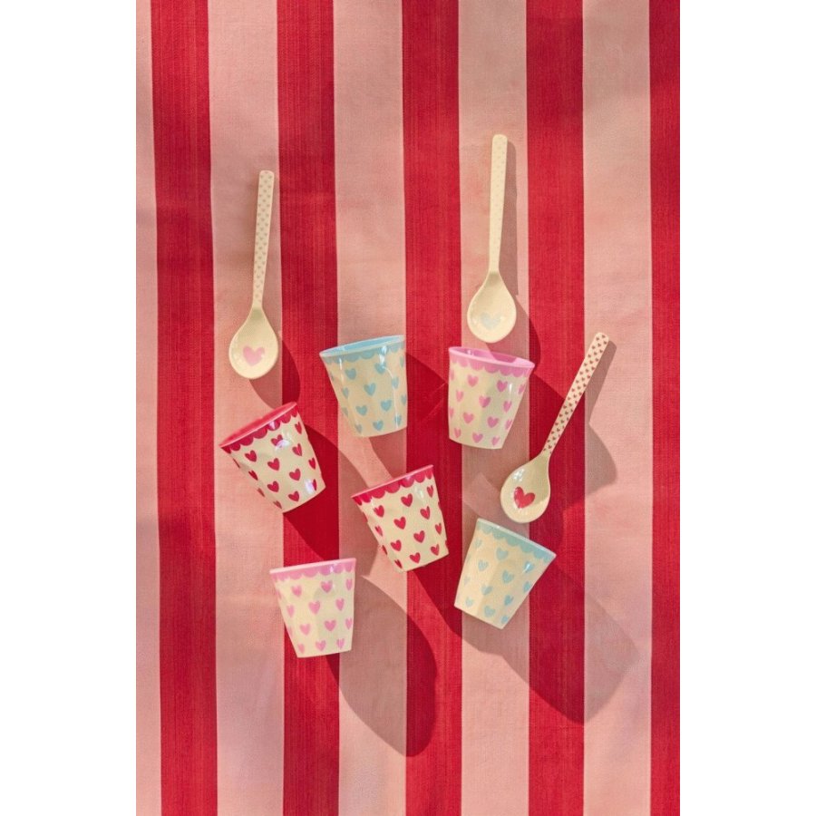 RICE Favorite Hearts Espressotasse 6er Set 80 cl, Multi