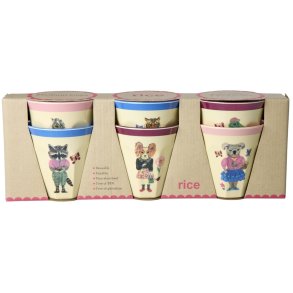 RICE KIDS Nathalie L&eacute;t&eacute; Kopper 6 stk. 25 cl, Multi