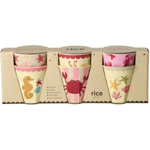RICE KIDS Coral Ocean Tasse 6er Set 25 cl, Multi