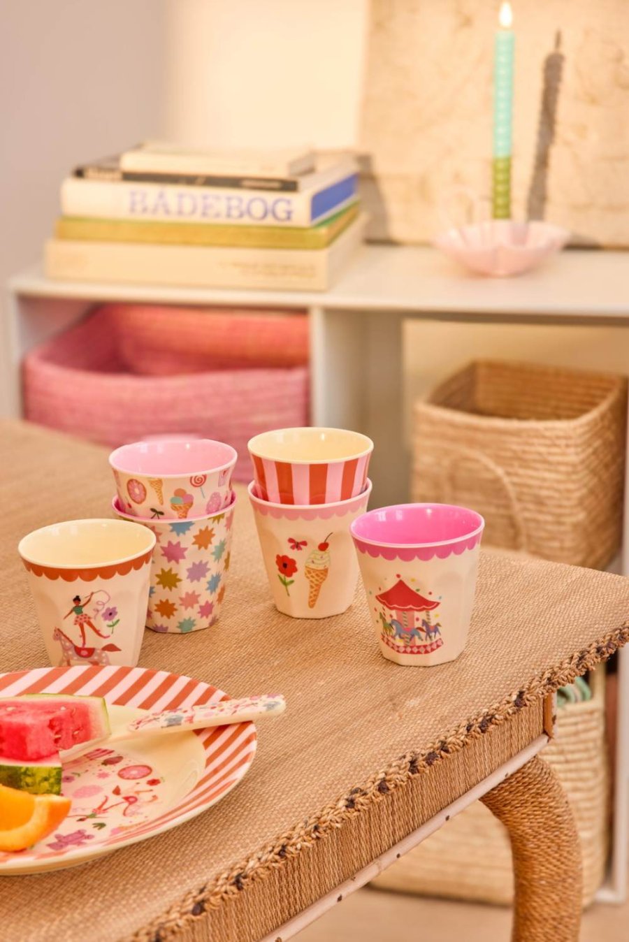 RICE KIDS Kop 6 stk. 16 cl, Fun Fair/Pink