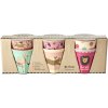 RICE Becher 6er Set 16 cl, Pink Dschungeltiere