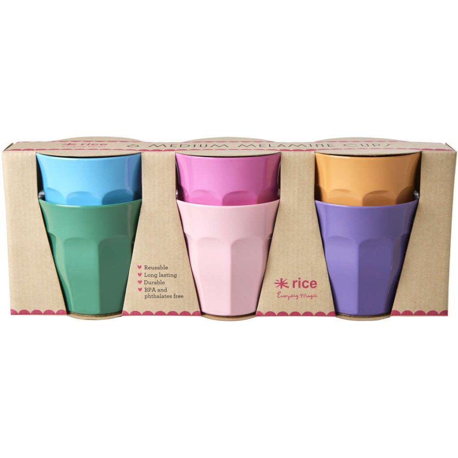 RICE Becher 6er Set 25 cl, La Joie De Vivre