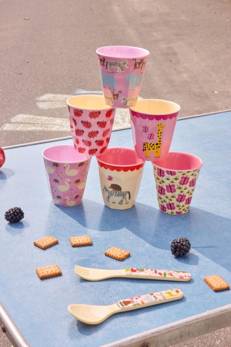 RICE Kop 6 stk 16 cl, Lyser�d Multiprint