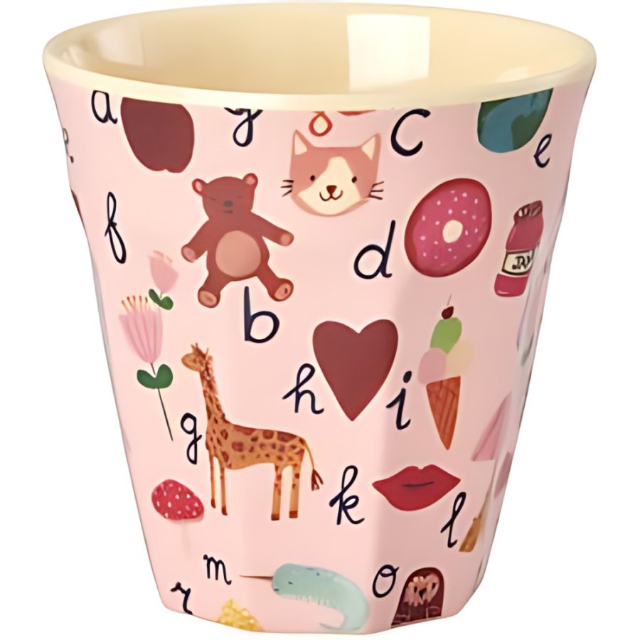 RICE KIDS Kop 25 cl, ABC/Pink