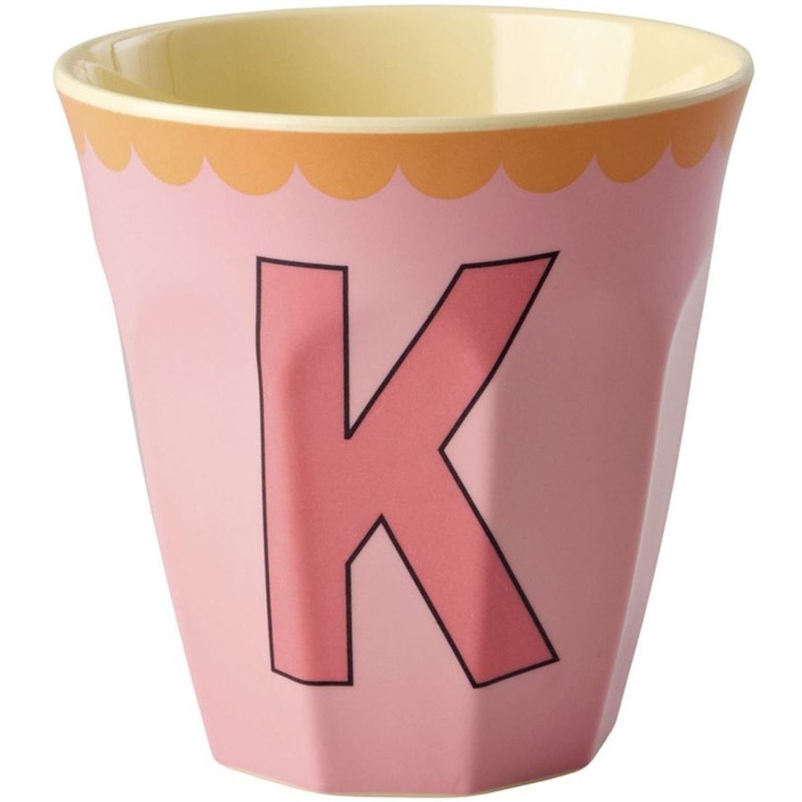 RICE Kids Alfabetkop Vintage 25 cl, K/Pink