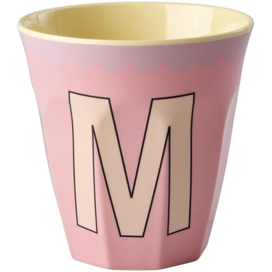 RICE Kids Alfabetkop Vintage 25 cl, M/Pink