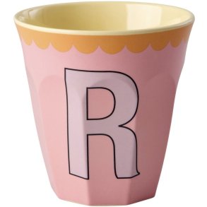 RICE Kids Alfabetkop Vintage 25 cl, R/Pink
