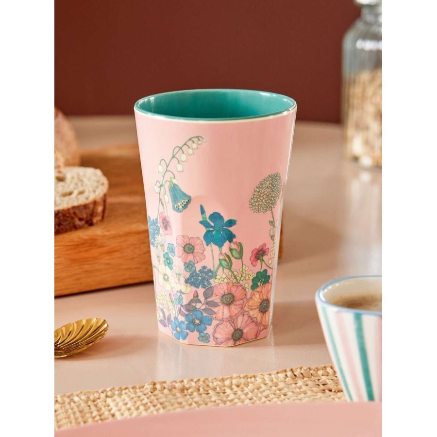 RICE Tasse 40 cl, Flower Collage