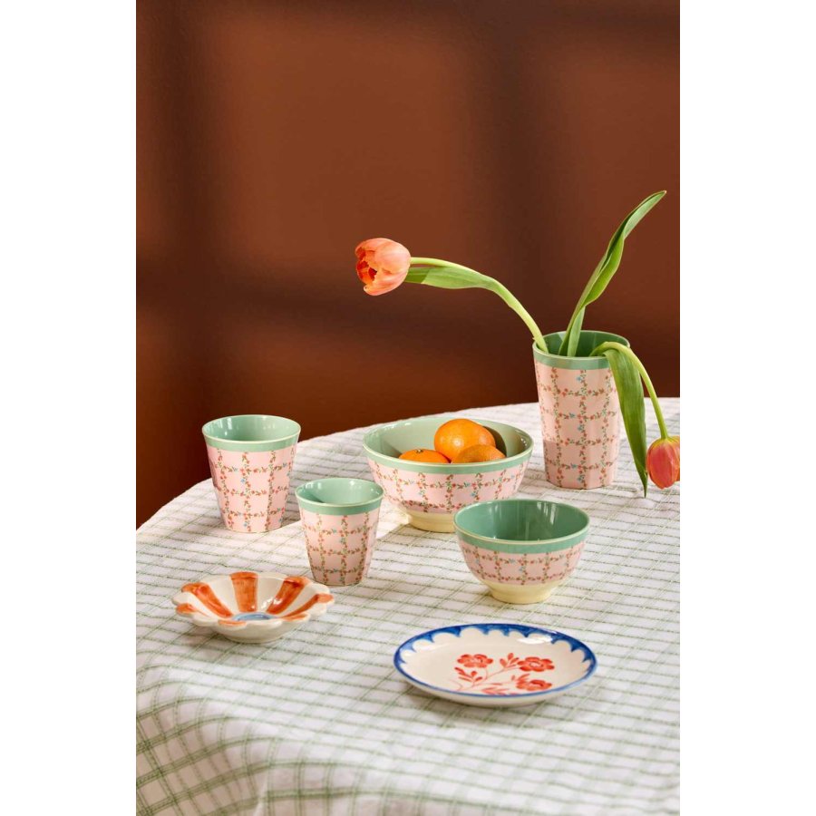 RICE Krus 40 cl, Checkered Stencil