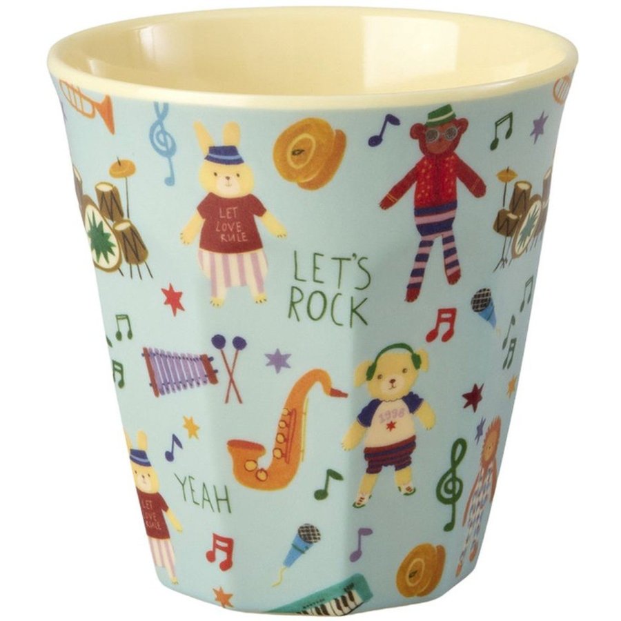 RICE Kids Kop 25 cl, Music Band/Mint