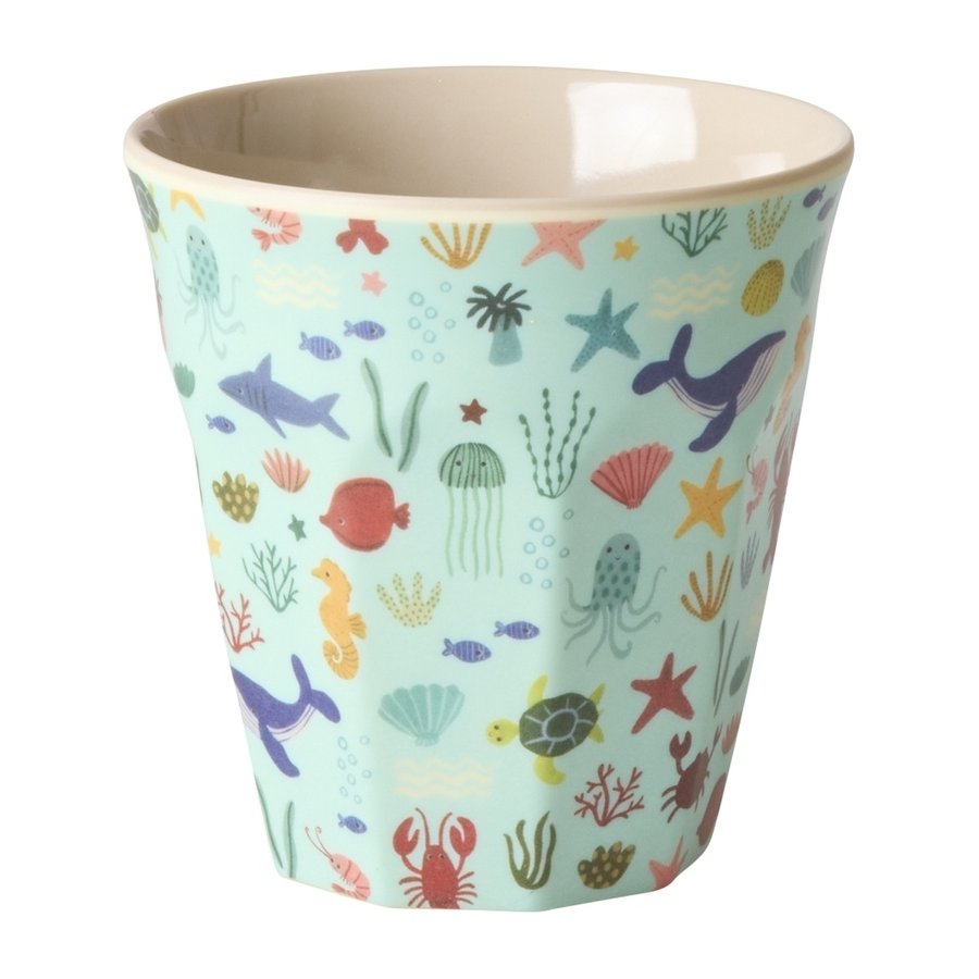 RICE KIDS Ocean Tasse 25 cl, Blau