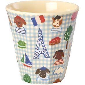 RICE KIDS Becher 25 cl, Kinder In Paris/Hellblau