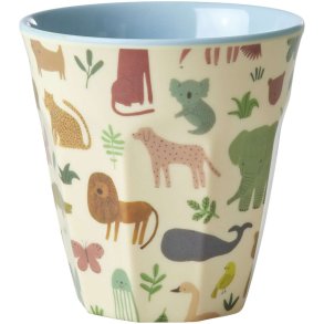 RICE KIDS Tasse 25 cl, Hellblau Sweet Jungle