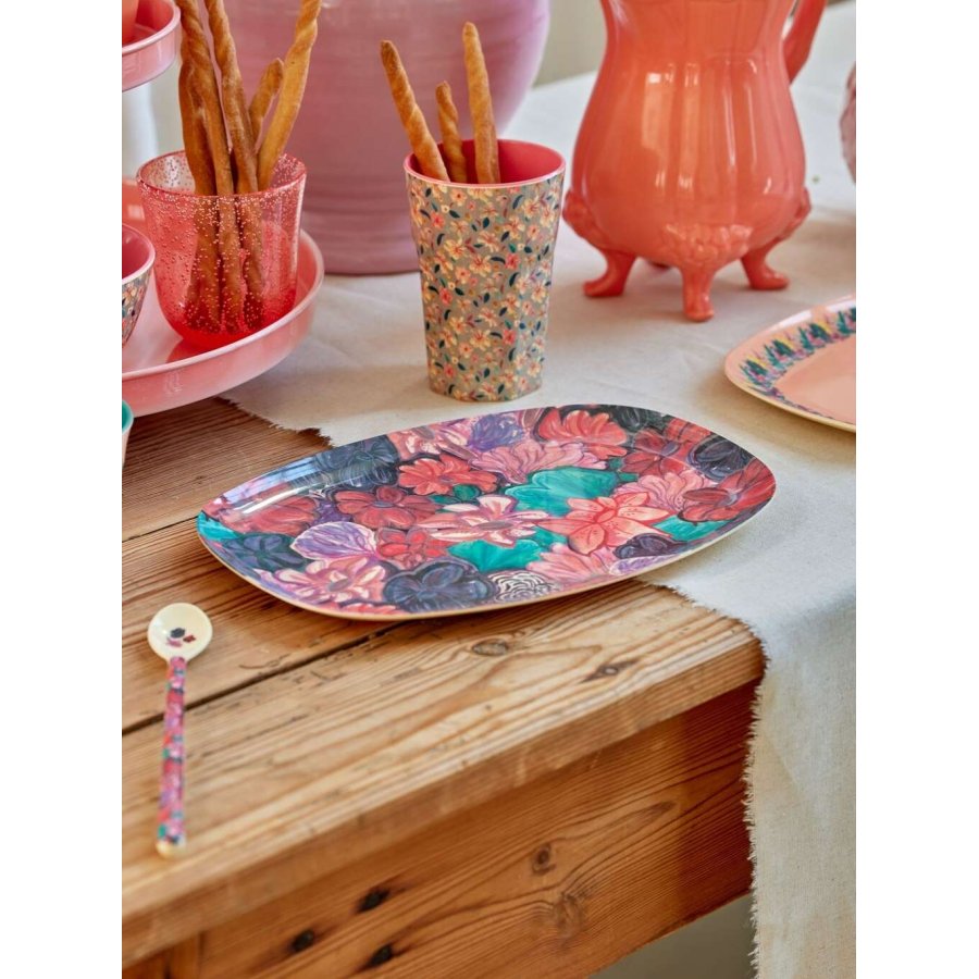 RICE Tallerken 30 cm, Forest Flower