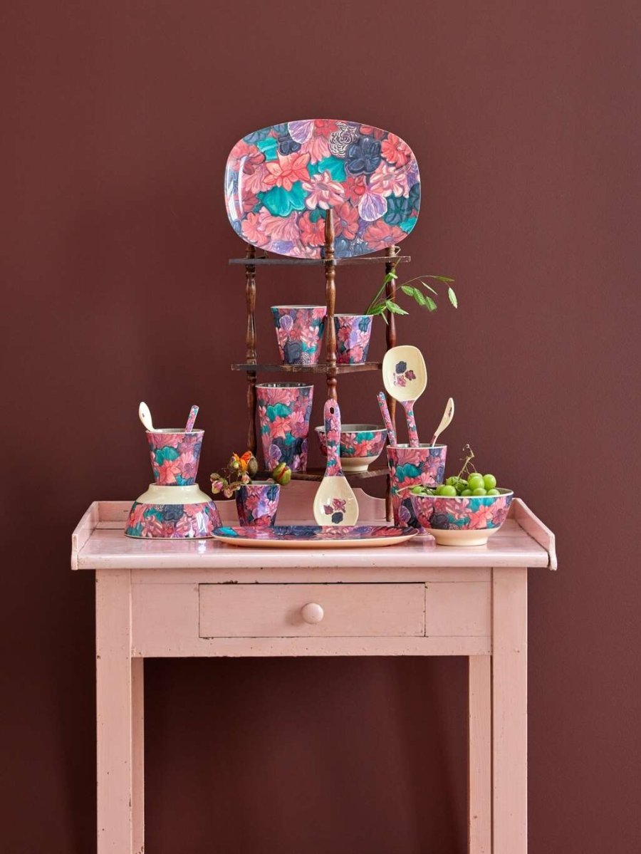 RICE Tallerken 30 cm, Forest Flower