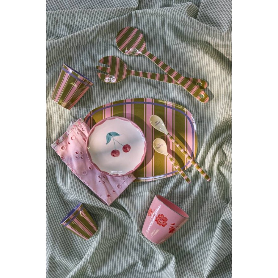 RICE Teller 30 cm, Stripe Delight