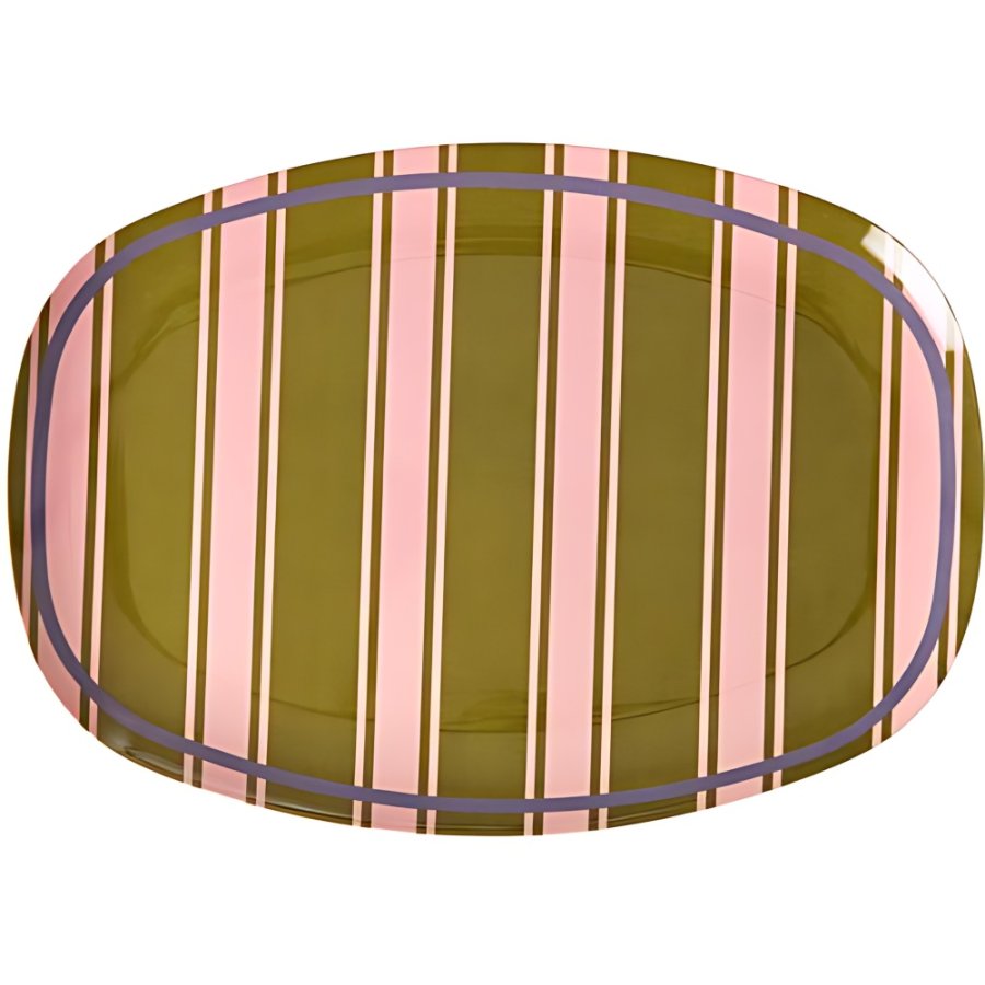 RICE Teller 30 cm, Stripe Delight