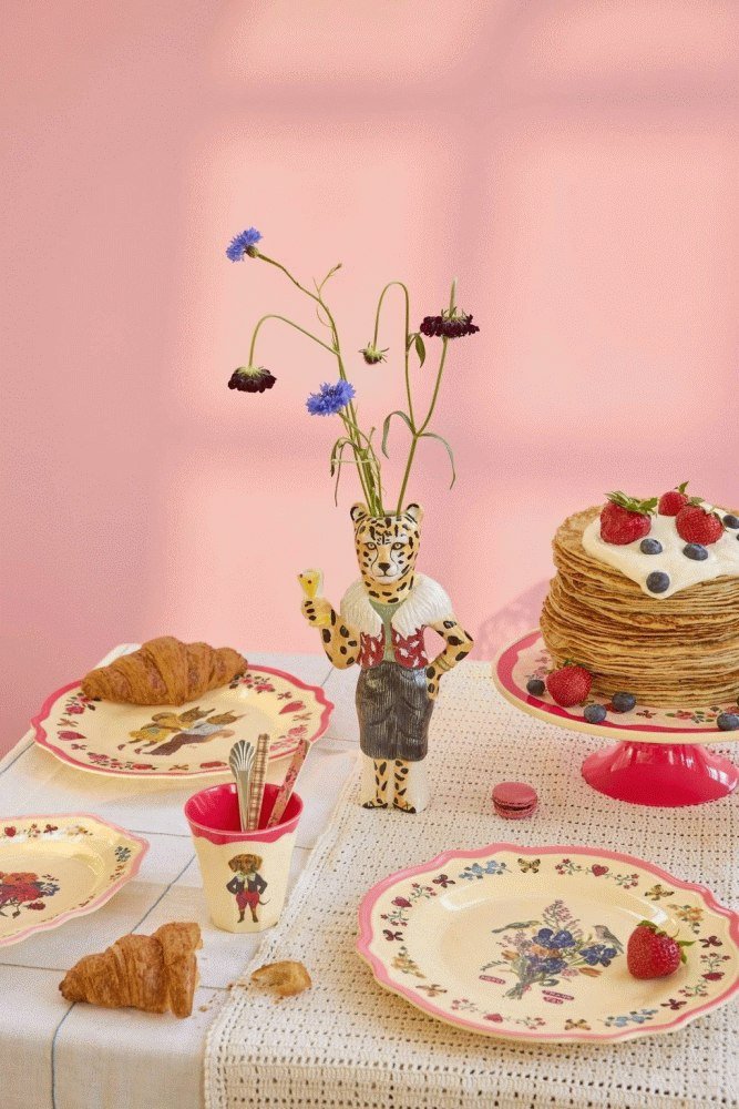 RICE Nathalie Lt Schale 28 cm, Neon Pink