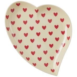 RICE Tallerken 20,5 cm, Darling Hearts