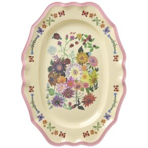 RICE Nathalie Lt Servierplatte 36,5 cm, Rosa