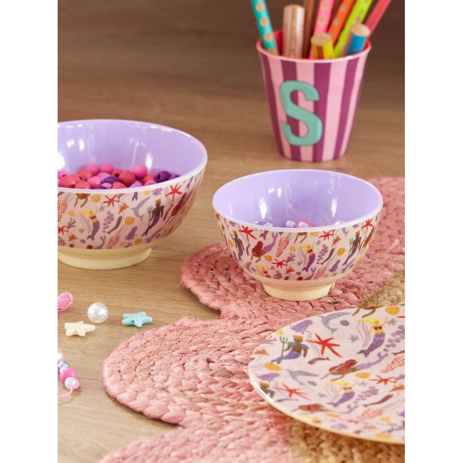 RICE KIDS Tallerken 20 cm, Havfrue