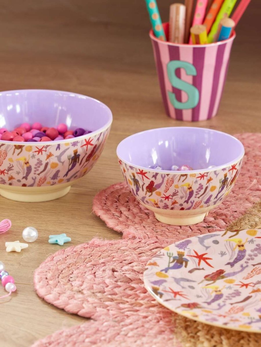RICE KIDS Tallerken 20 cm, Havfrue