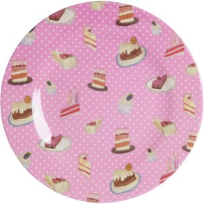 RICE Tallerken 20 cm, Sweet Cake
