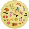 RICE KIDS Unicorn Love Teller 20 cm, Soft Yellow