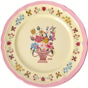 RICE Nathalie Lt Bord 20,5 cm, Pink